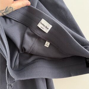 Sunday Best Waffle mini flare pants